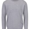 Sivý sveter z merino vlny Live Sweaters
