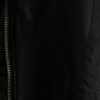 Čierna koženková bunda s volánmi Miss Selfridge