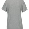 Sivé melírované tričko s potlačou a vyšívaním ONLY Kita
