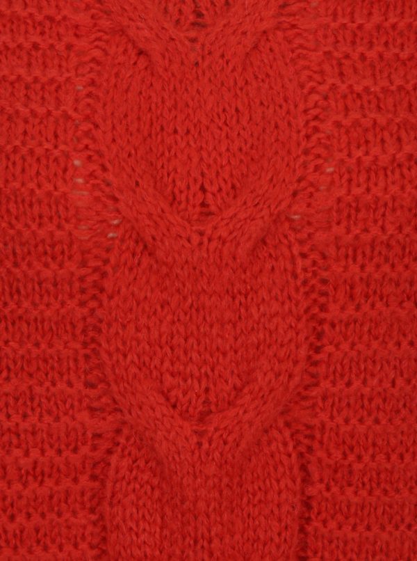 Červený sveter Selected Femme Ayda