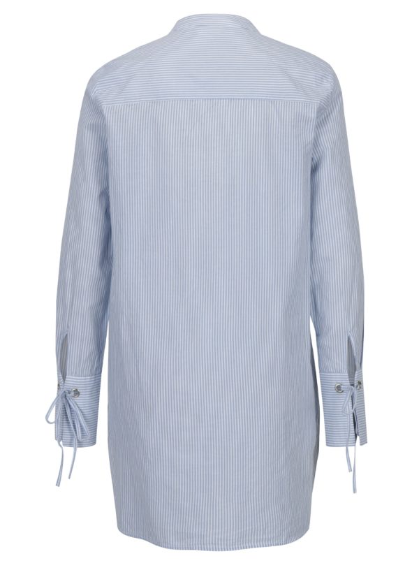 Modro-biela dlhá košeľa VERO MODA Juljane