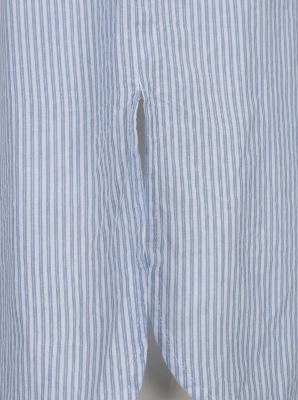 Modro-biela dlhá košeľa VERO MODA Juljane