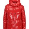 Červená lesklá zimná bunda s odnímateľnou kapucňou Noisy May Snipe