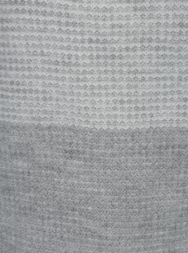 Krémovo-sivý dámsky melírovaný sveter s.Oliver