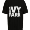Čierne oversize tričko s potlačou Ivy Park