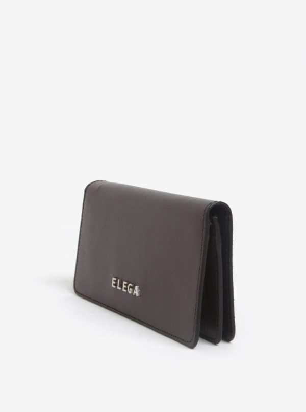 Hnedá dámska kožená peňaženka ELEGA Amina