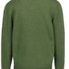 Zelený sveter s véčkovým výstrihom Raging Bull