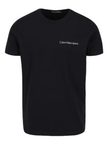 Tmavomodré pánske slim fit tričko Calvin Klein Jeans Tiboro