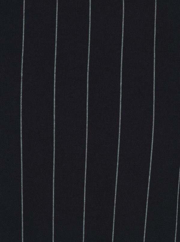 Tmavomodrá pánska pruhovaná mikina Calvin Klein Jeans Hespero