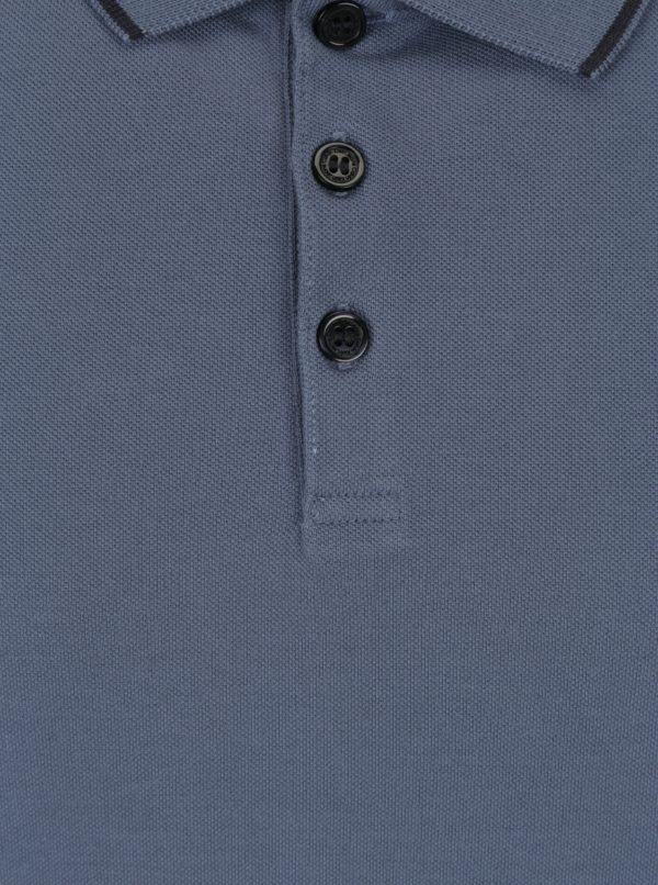 Modrá pánska polokošeľa Calvin Klein Jeans Paul