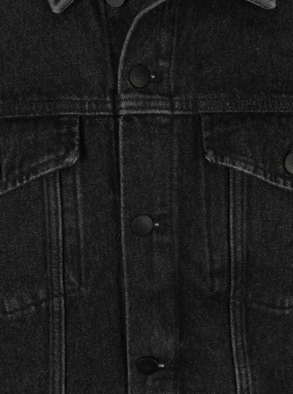 Tmavosivá pánska rifľová bunda Calvin Klein Jeans Stark