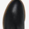 Čierne kožené chelsea topánky Selected Homme Rud