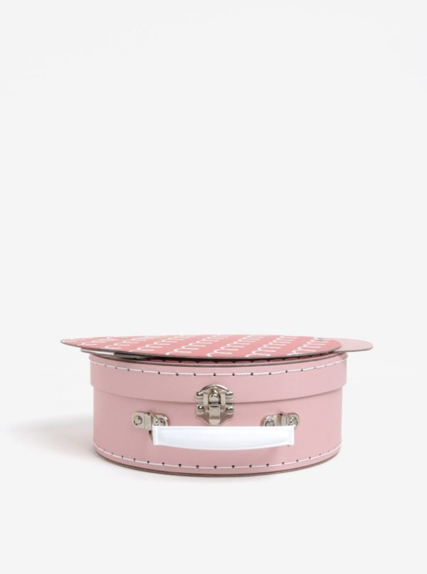 Ružový kufrík v tvare plameniaka Sass & Belle