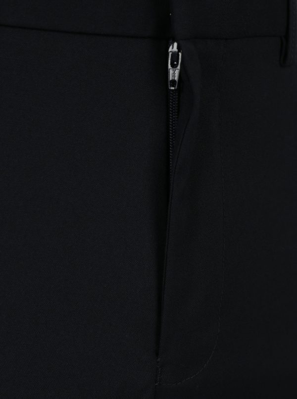 Tmavomodré oblekové slim nohavice Burton Menswear London