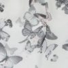 Krémová blúzka s potlačou motýľov a 3/4 rukávom Billie & Blossom