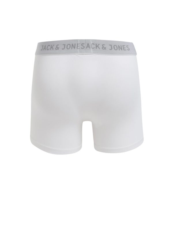 Biele boxerky Jack & Jones Pima