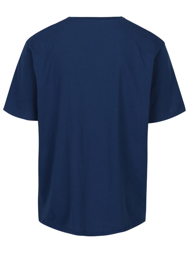Modré tričko s potlačou Jack & Jones Stencild