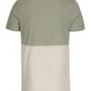 Béžovo-zelené melírované tričko Selected Homme Tim