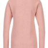 Sivo-ružový obojstranný melírovaný sveter Yest