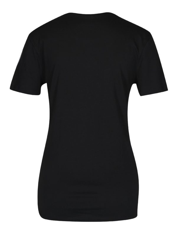 Čierne dámske tričko s vyšívaným logom Calvin Klein Tanya
