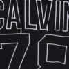 Čierna pánska mikina s vyšívaným logom a číslicou Calvin Klein Himba