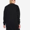 Čierne mikinové šaty s dlhým rukávom Calvin Klein Jeans Denver