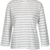 Čierno-biele pruhované tričko Jacqueline de Yong Gana