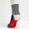 Červeno-modré detské ponožky s bodkami a pruhmi Happy Socks Big Dot