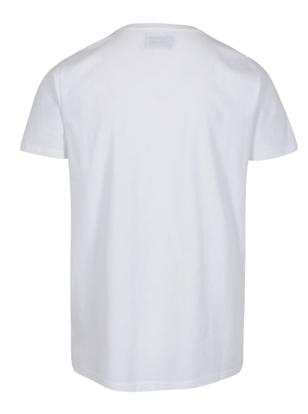 Biele melírované basic tričko Shine Original