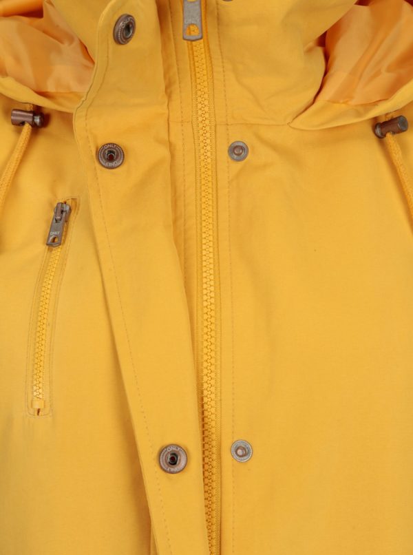 Žltá tenká bunda s kapucňou ONLY Starlight