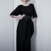 Čierne oversize šaty s opaskom La femme MiMi