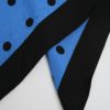 Čierno-modrá vzorovaná šatka Pieces Matiilda