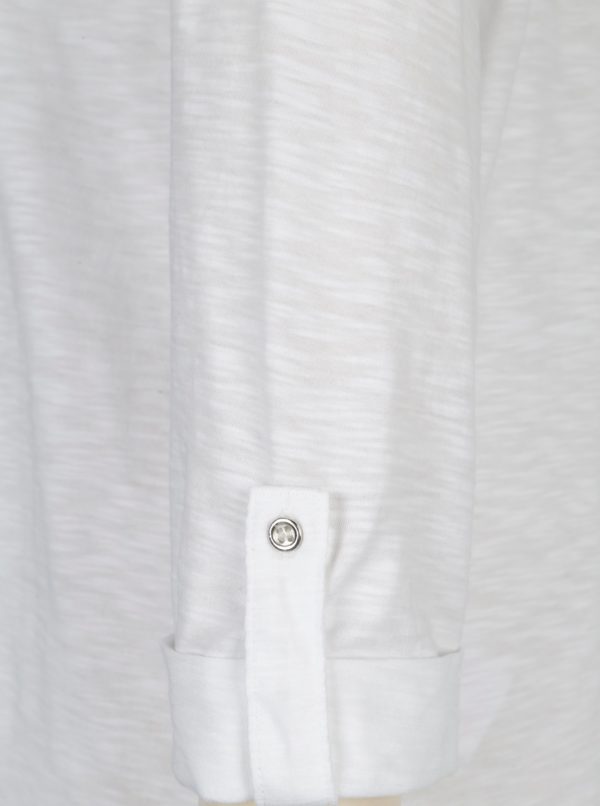 Biele tričko s 3/4 rukávom VERO MODA Malka