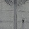 Sivá melírovaná prešívaná zimná bunda Burton Menswear London