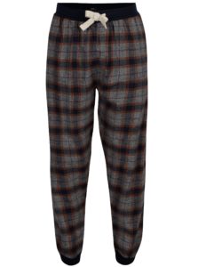 Modro-sivé pyžamové nohavice Burton Menswear London 