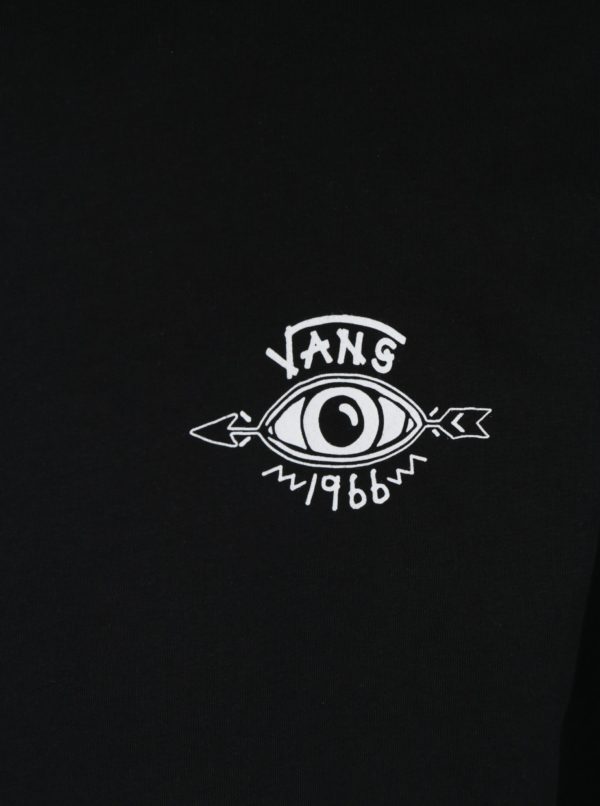 Čierne pánske tričko s potlačou Vans Dakota