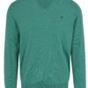 Zelený sveter s véčkovým výstrihom Hackett London