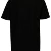 Čierne tričko s chlpatým nápisom VILA Farah
