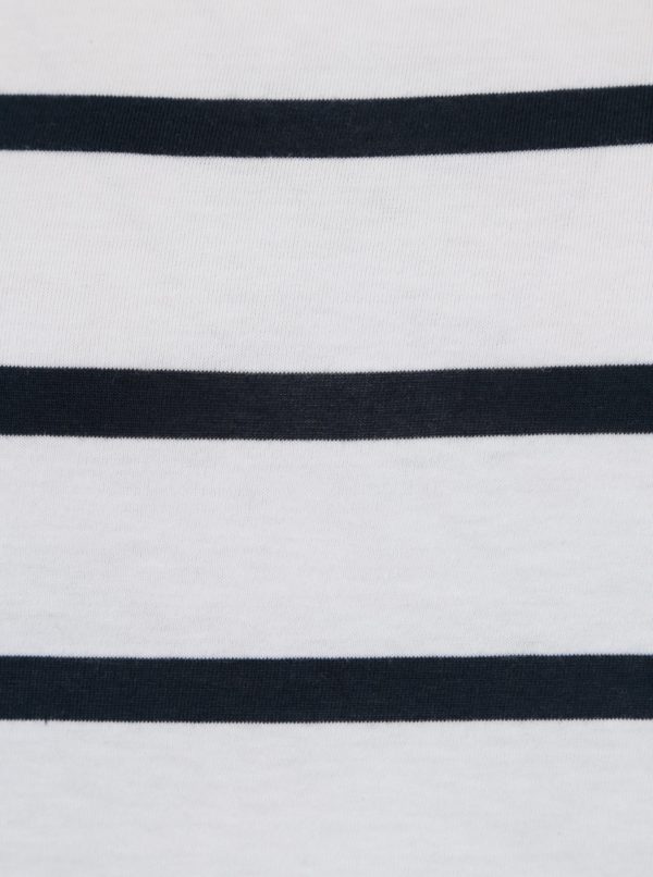 Biele pruhované tričko VILA Striped