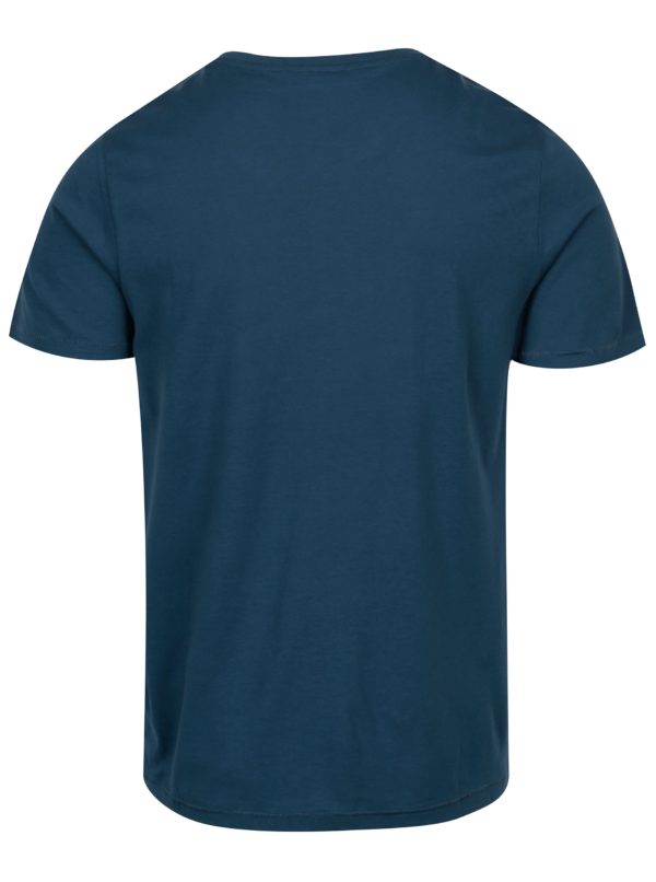 Modré tričko s potlačou ONLY & SONS Baldur