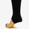 Súprava šiestich dámskych vzorovaných ponožiek v čiernej a ružovej farbe Oddsocks Secret