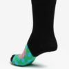 Súprava šiestich dámskych vzorovaných ponožiek v čiernej a ružovej farbe Oddsocks Secret
