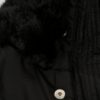 Čierna prešívaná bunda s kožúškom Dorothy Perkins