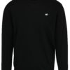 Čierny pánsky tenký sveter z merino vlny Makia Merino