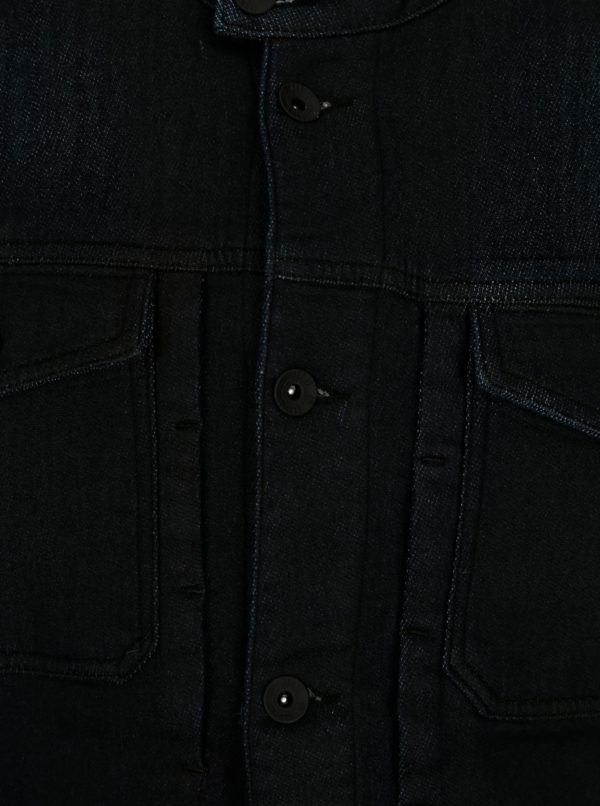 Tmavomodrá pánska rifľová bunda Garcia Jeans