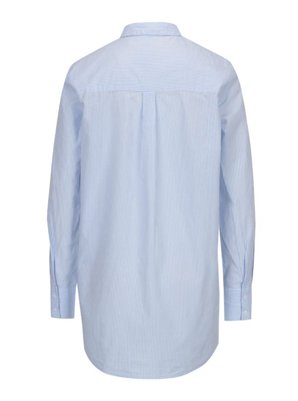 Bielo-modrá dlhá pruhovaná košeľa ONLY Sapelin