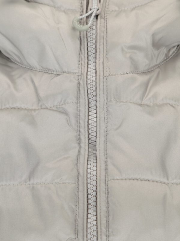 Prešívaná vesta v striebornej farbe ONLY Tahoe Shimmer