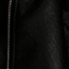 Čierna kožená bunda s výšivkou na rukávoch ONLY Maltes