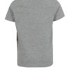 Sivé melírované chlapčenské tričko s potlačou name it Hector