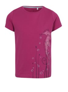 Ružové dievčenské tričko s potlačou name it Vix